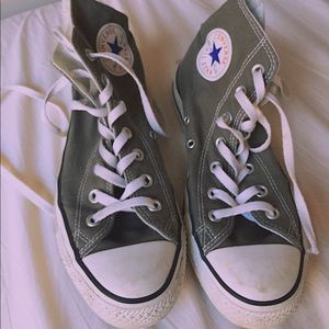 Slightly Used Grey Converse!